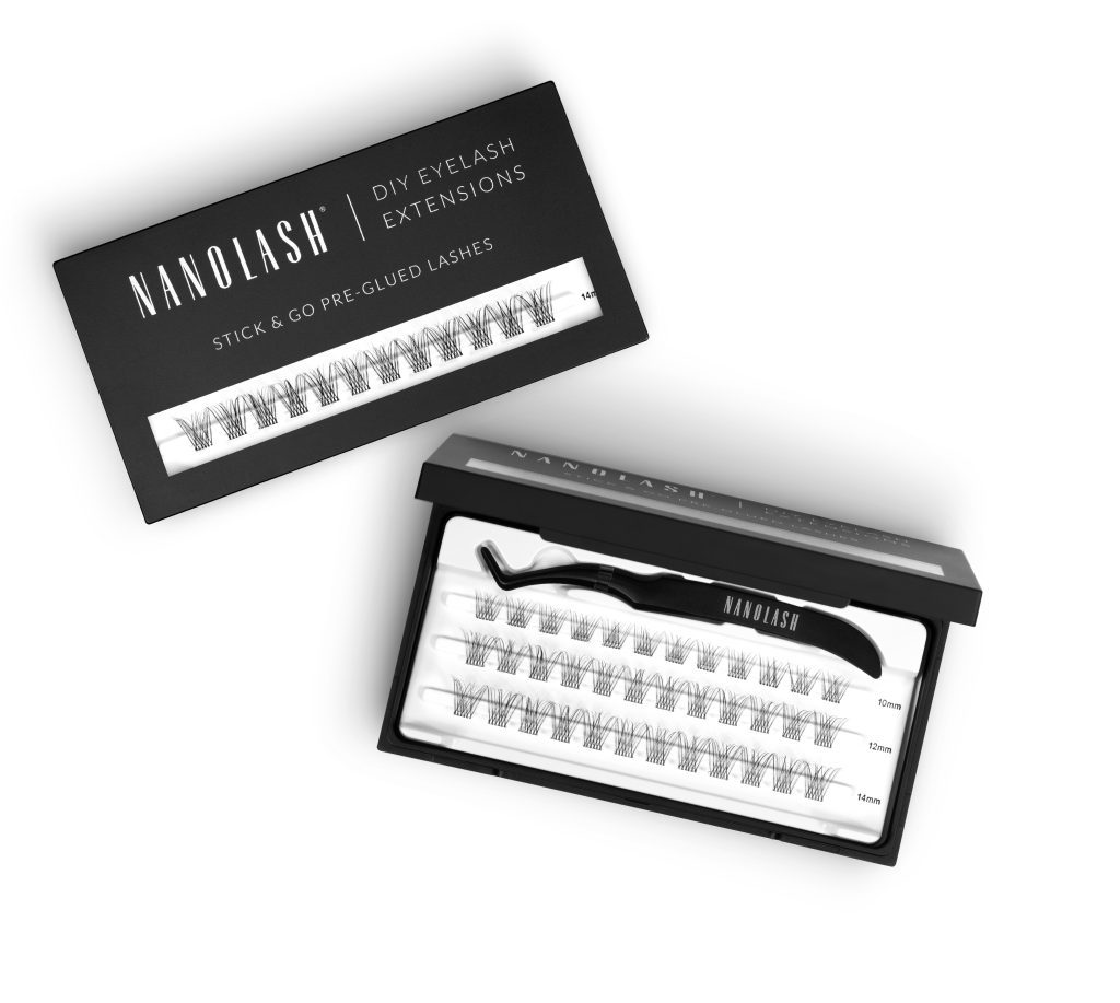 Falske øyevipper uten lim nanolash